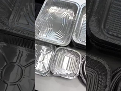 Contenedor de papel de aluminio