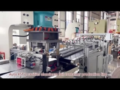 Línea de producción de paneles de papel de aluminio