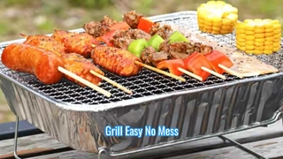 Parrilla de barbacoa al aire libre fácil sin limpieza