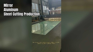 Hoja de espejo de aluminio reflectante