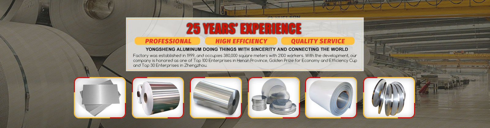 calidad Bobina de tira de aluminio Fábrica