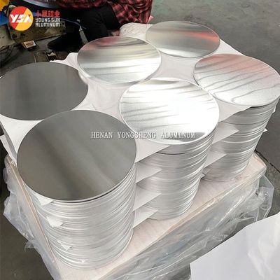 Round Aluminum Plate 3003 DC Aluminum Circle Cookware Making Custom Size High Flatness Burr Free Edge Food Grade