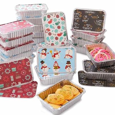 200 +  Sizes Aluminum Foil Food Packaging Storage Container Aluminium Lunch Box