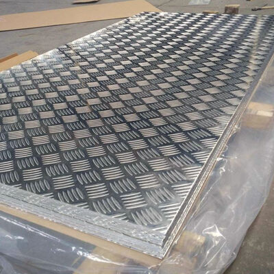 5754 Aluminum Sheet 5 Bar 5mm 4x8 Sheet Aluminum Diamond Plate Embossing Aluminum Sheet Roll
