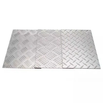 Non-Slip Diamond Pattern Sheet AA1100 Checkered Plate for Trailer Flooring (4ft x 8ft, 2mm-12mm Thickness)