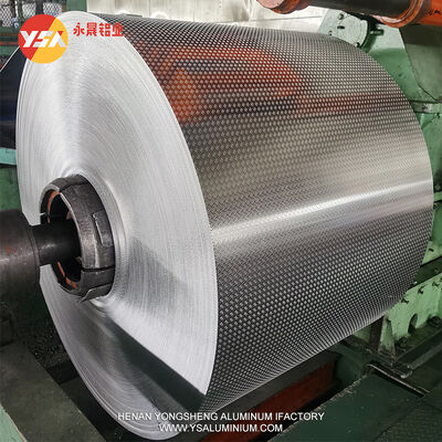 Embossed Aluminum Sheet Coil 1060 3003 0.2-3.0mm HVAC Insulation Jacketing Vapor Barrier Anti-Corrosion Roofing Cladding