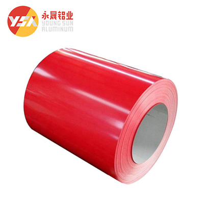 1060 1050 1100 Pvc Prepainted Coating Color Aluminum Sheet Color Coated Coil For Gutter