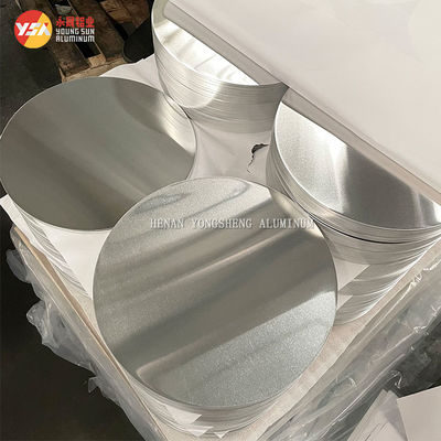 1060 H18 Aluminum Circle Disk Plate 1100 1050 3003 Pan Cookware Custom Diameter High Flatness Burr Free Edge Food Grade
