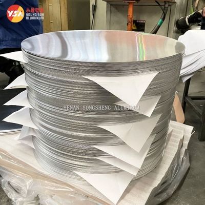 Aluminum Disc Circle Round Sheet 1050 1060 1100 8011 Metal Sheet Custom Size High Flatness Burr Free Edge Food Grade