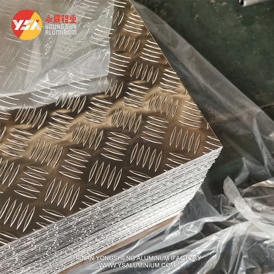 5052 H32 1060 H24 Al Aluminio en relieve 3003 H14 Placa de aluminio a cuadros