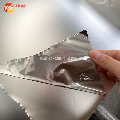 Household Food Grade Aluminum Foil Jumbo Roll 14 Micron Raw Material Wrap Foil