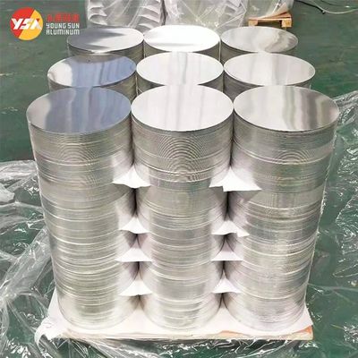 Colour Coated PE PVDF Aluminio Circular Disc Forma redonda Tamaño personalizado Alta planitud Grado alimenticio