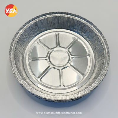 1L Paneles redondos de aluminio paneles de papel de aluminio poco profundos bandeja redonda de contenedor
