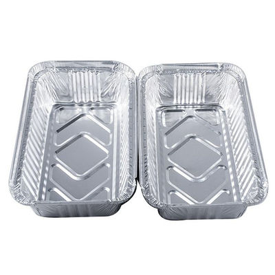 6.8 Oz Mini Taza Rectangular de papel de aluminio desechable