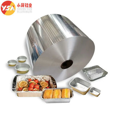 8006 Aleación H22 100mic Foliu de aluminio Jumbo Roll Foliu de contenedor de grado alimenticio