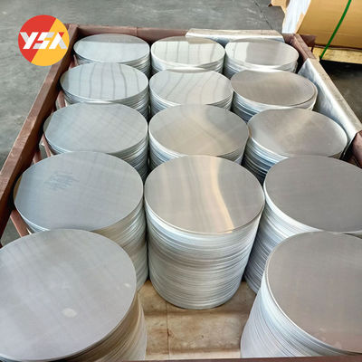 1060 1050 Aluminum Discs Lighting Lamps Reflective H14 Custom Size High Flatness Burr Free Edge Food Grade