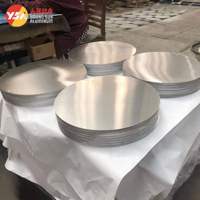 1050 1100 3003 3105 Aluminum Circle Disc Alloy Sheet Plate Custom Size High Flatness Burr Free Edge Food Grade