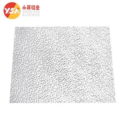 Hoja de aluminio prensada de calidad superior con textura de cáscara de naranja - ideal para uso industrial y decorativo