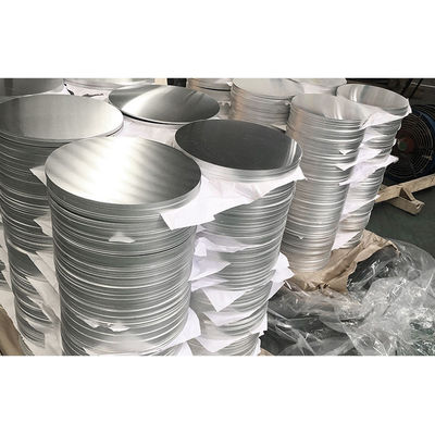 Disco liso de aleación de aluminio 1050 1060 1100 círculo temple O, tamaño personalizado de precisión, alta planitud, sin rebabas, grado alimenticio