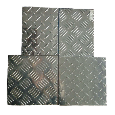 3003 5052 5083 6061 Antiderrapante de aluminio con patrón de diamante placa de rodadura de aluminio de metal