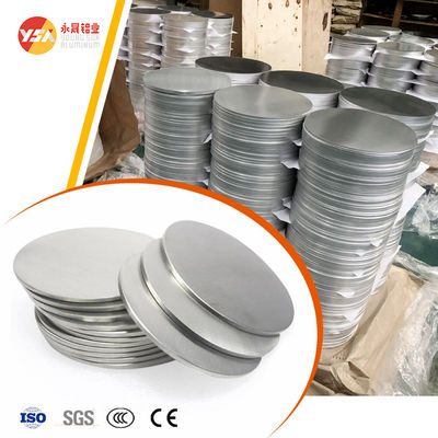 Círculo de aluminio personalizado Resistencia a la corrosión Artigos de cocina ligeros Diámetro personalizado Alta planitud Grado de alimentos libre de burros