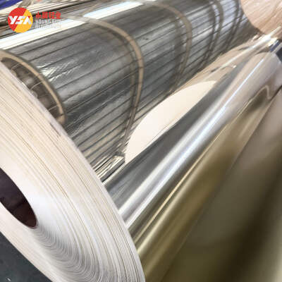 Lámina de aluminio con espejo PVDF autolimpiante 1050 3003 0.3-3mm Revestimiento resistente a la intemperie y a los rayos UV