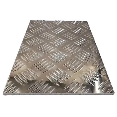 Modelo grabado en relieve hoja de aluminio de 1050 Diamond Plate Patterned Aluminium Checkered