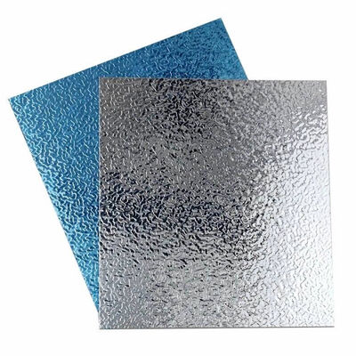 hoja de aluminio grabada en relieve estuco 0.35m m de aluminio de 0.25m m Diamond Plate Sheet T351 T851