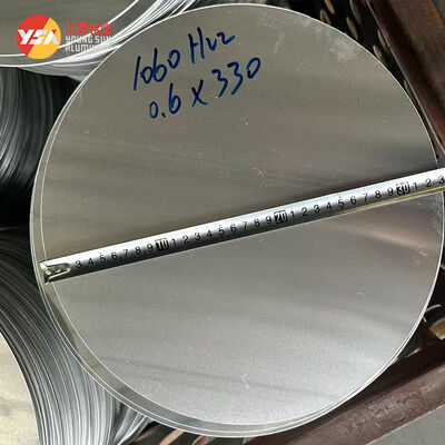 Disco circular de aluminio liso a prueba de óxido 1050 1060 3003 aleación 0.3-6 mm en blanco reciclable para utensilios de cocina