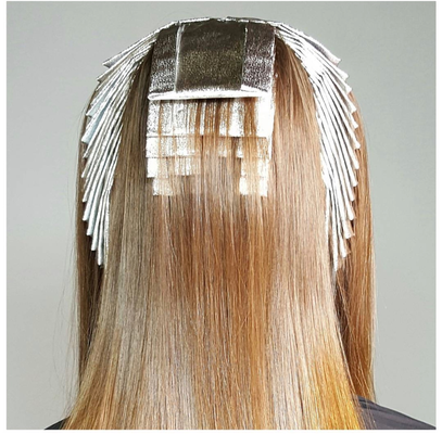 Rollo de papel de aluminio para peluquería 8011 3003 Foil para teñir el cabello en salones 0.011mm Fácil de rasgar Ancho personalizado