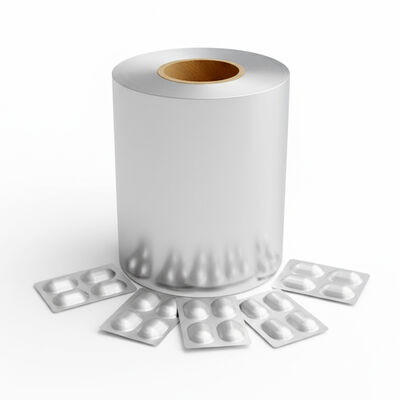 Rollo de lámina de aluminio PTP farmacéutico 8011 8079 8021 Aleación 0.02mm Empaque blíster de fácil apertura a prueba de niños