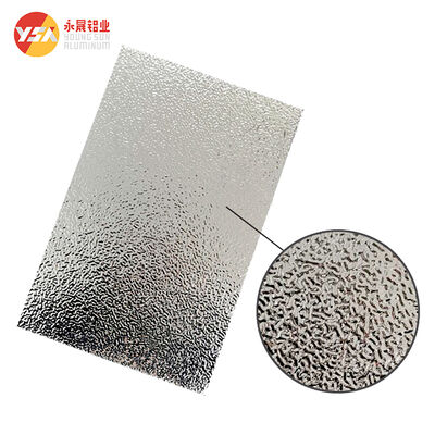 Película de aluminio en relieve de hoja de aluminio de color naranja de 1500 mm Panel decorativo para el techo