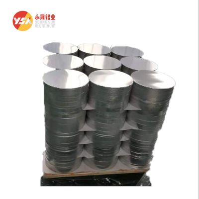 Disco de aluminio de aleación H32 de 0,6 mm de espesor y 50 mm de diámetro, tamaño personalizado, alta planitud, borde sin rebabas, grado alimenticio