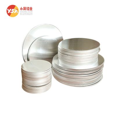 1050 1060 1100 3003 3005 Disco de aluminio para utensilios de cocina y lámparas, diámetro personalizado, alta planitud, borde sin rebabas, grado alimenticio
