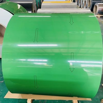 1000m m 1600m m 0.35m m cubrieron la bobina de aluminio pintada para la pared del elevador
