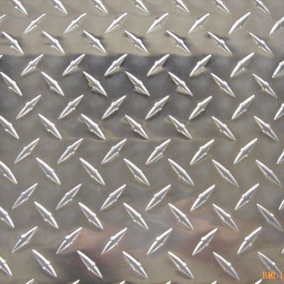 Corte de encargo 1xxx 3xxx 5xxx 6xxx 8xxx Diamond Embossed Aluminum 1.0m m