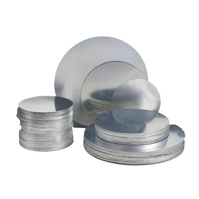 50 mm Círculo de aluminio 2-6 mm 1050 1060 3003 5052 Diámetro personalizado Alta planitud