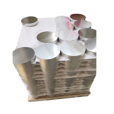 Señales de tráfico Disco de aluminio 1050 1100 5754 utensilios Tamaño a medida Alta planitud sin bordes Grado alimenticio