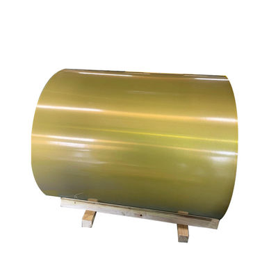 El color del PE cubrió el color de oro de aluminio pintado H24 de la bobina 3004