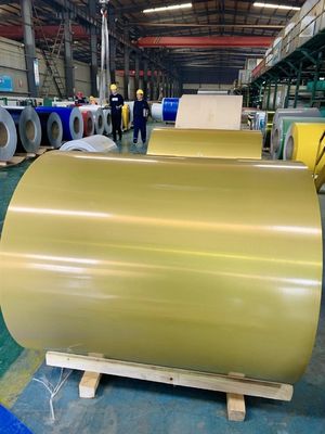 3004 que el color del PE cubrió la bobina de aluminio T8 moderan resistencia de descoloramiento