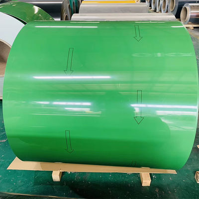 El color de PVDF cubrió la bobina de aluminio pintada para hacer la techumbre