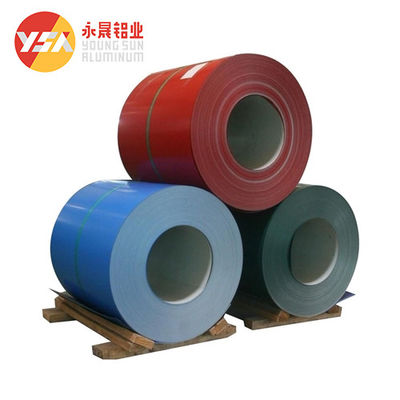 Bobina de aluminio revestida de la hoja del color de la pintura 6.0m m del PE PVDF del color anti de aluminio del álcali