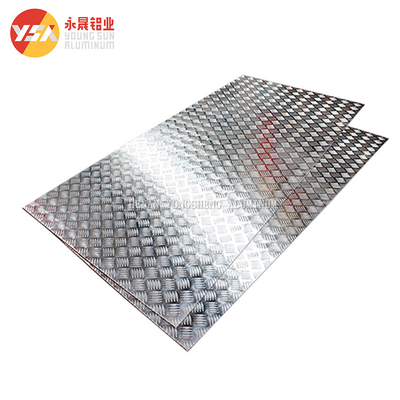 Rollo de lámina de aluminio de diamante de 1 3 5 bar para pisos de escaleras resistente al desgaste y antideslizante