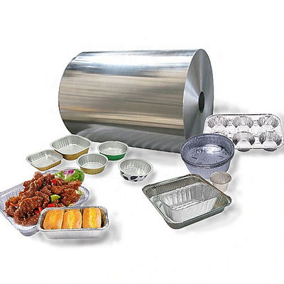 Rollo jumbo de papel de aluminio 8011 para uso doméstico, 12-40 micras, papel para envolver de cocina resistente a la humedad