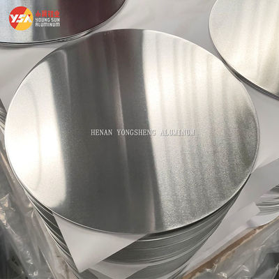 Disco redondo de aleación de aluminio de 3003 0.4mm Tamaño personalizado Alta planitud sin bordes de borde Grado alimenticio