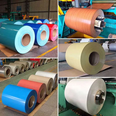Bobina de aluminio cubierta color 3003 de la aleación PE PVDF rollo de 3005 metales